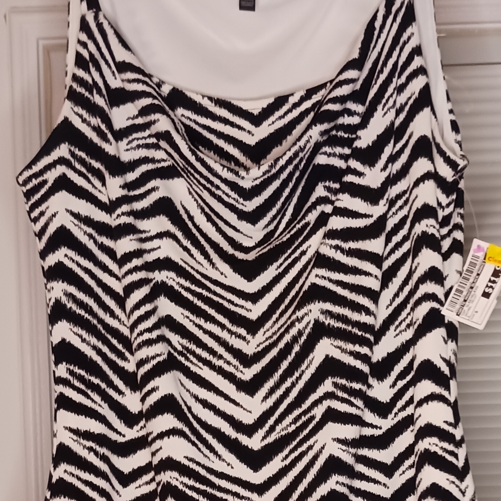 Bundle Sale- White House Black Market Black/White Tank Top Size Small - Picture 4 of 5